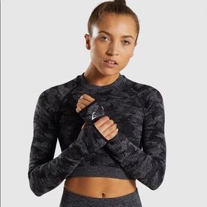 Gymshark Camo Seamless Crop Top
